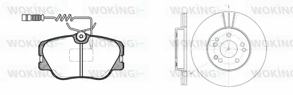Brake Kit, disc brake (80893.00)