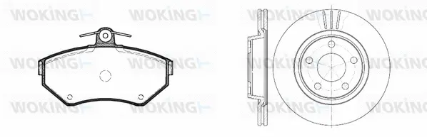 Brake Kit, disc brake (87313.02)