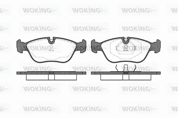 Brake Pad Set, disc brake (P5463.00)