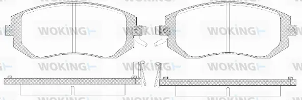 Brake Pad Set, disc brake (P8513.14)
