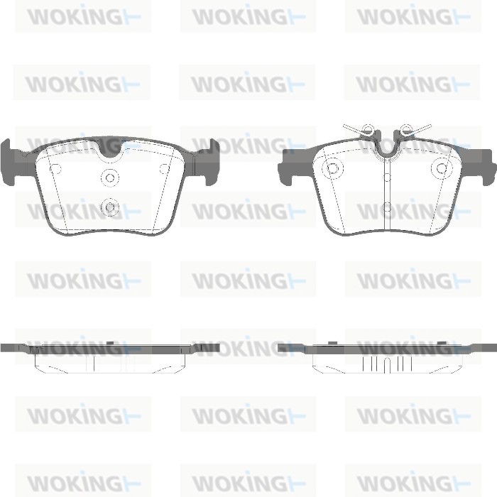 Brake Pad Set, disc brake (P14163.05)
