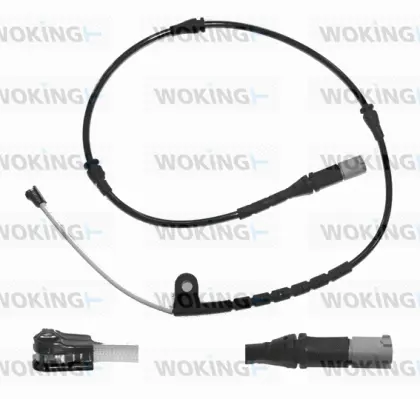 Warning Contact, brake pad wear (001116)