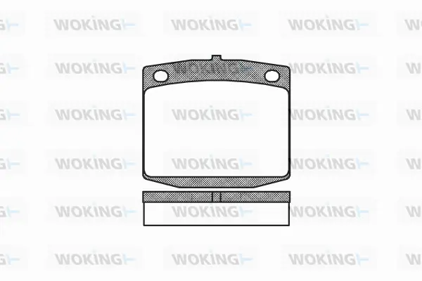 Brake Pad Set, disc brake (P1953.10)