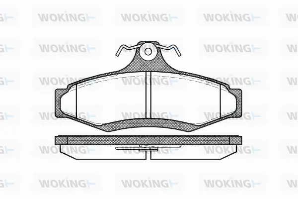 Brake Pad Set, disc brake (P7463.10)