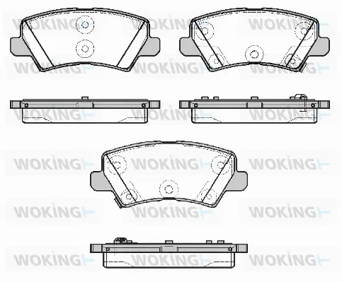 Brake Pad Set, disc brake (P19043.02)