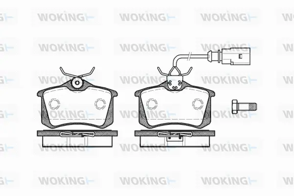 Brake Pad Set, disc brake (P3633.51)
