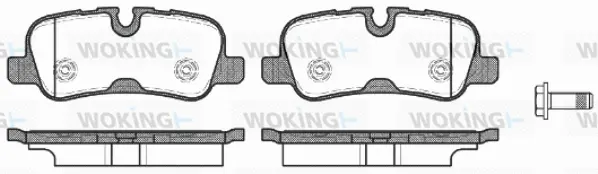 Brake Pad Set, disc brake (P10593.10)