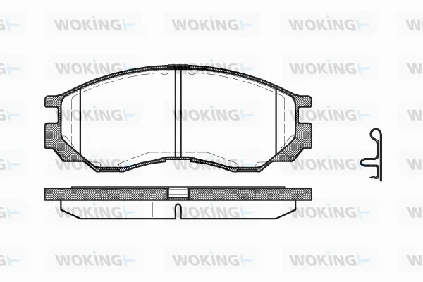 Brake Pad Set, disc brake (P4833.00)