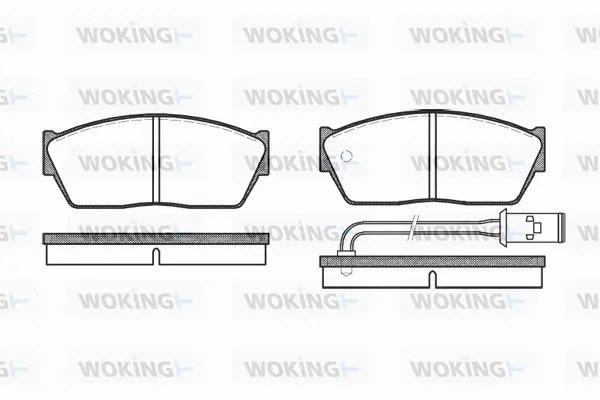 Brake Pad Set, disc brake (P0473.11)