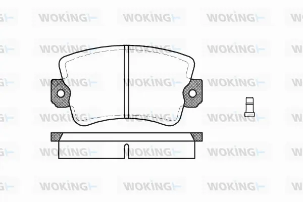 Brake Pad Set, disc brake (P1613.02)
