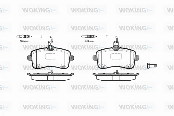 Brake Pad Set, disc brake (P10023.04)
