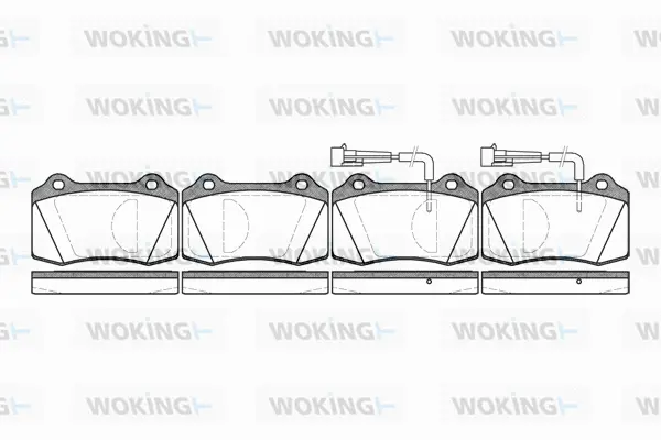 Brake Pad Set, disc brake (P5343.02)