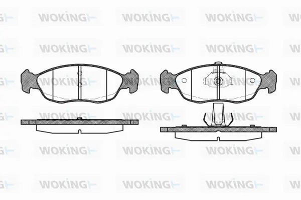 Brake Pad Set, disc brake (P5613.10)