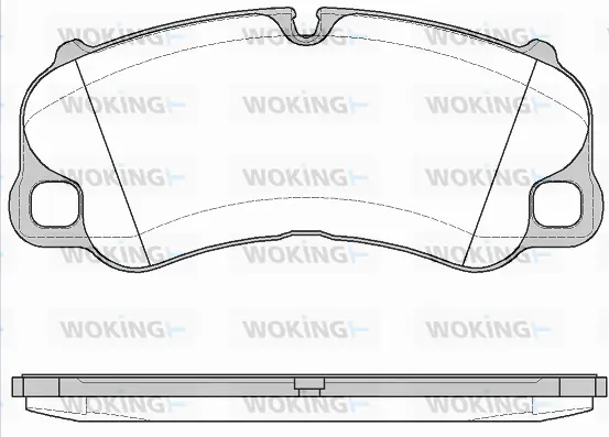 Brake Pad Set, disc brake (P14953.00)