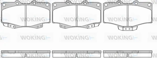 Brake Pad Set, disc brake (P2153.14)