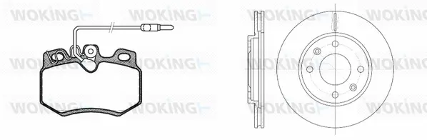 Brake Kit, disc brake (80703.03)