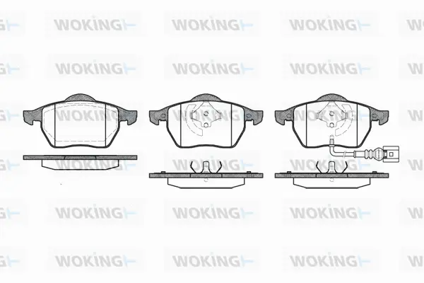 Brake Pad Set, disc brake (P2903.41)