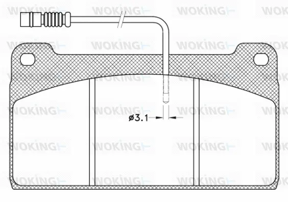 Brake Pad Set, disc brake (JSA 9233.40)