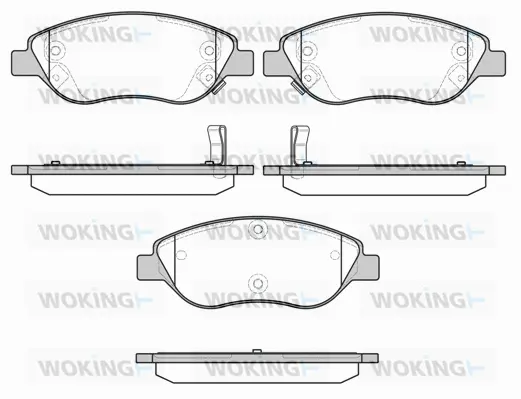 Brake Pad Set, disc brake (P9603.12)