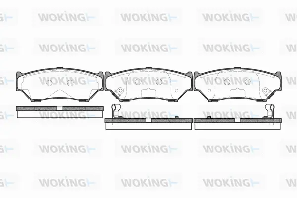 Brake Pad Set, disc brake (P2893.12)