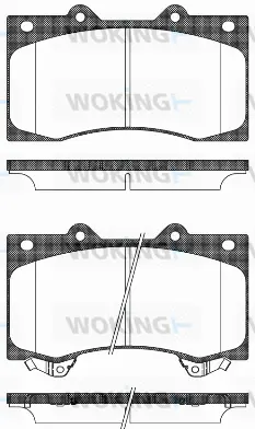 Brake Pad Set, disc brake (P14063.02)