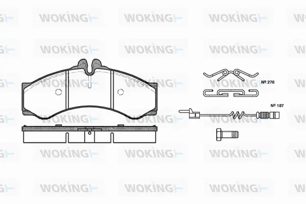 Brake Pad Set, disc brake (P7143.02)