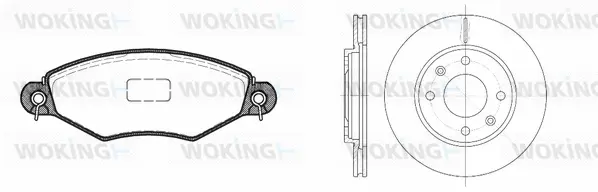 Brake Kit, disc brake (87433.07)