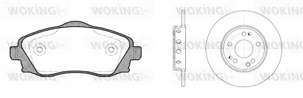 Brake Kit, disc brake (86743.00)