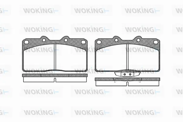Brake Pad Set, disc brake (P2553.02)