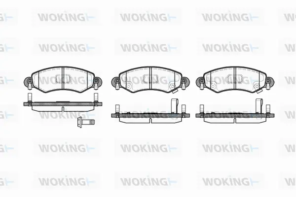 Brake Pad Set, disc brake (P6023.12)