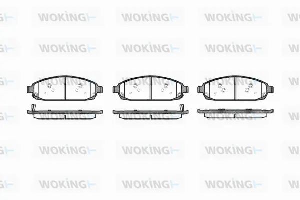 Brake Pad Set, disc brake (P10733.02)