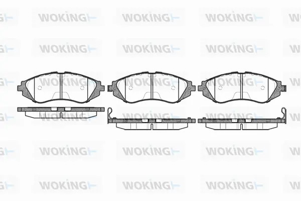 Brake Pad Set, disc brake (P7453.02)