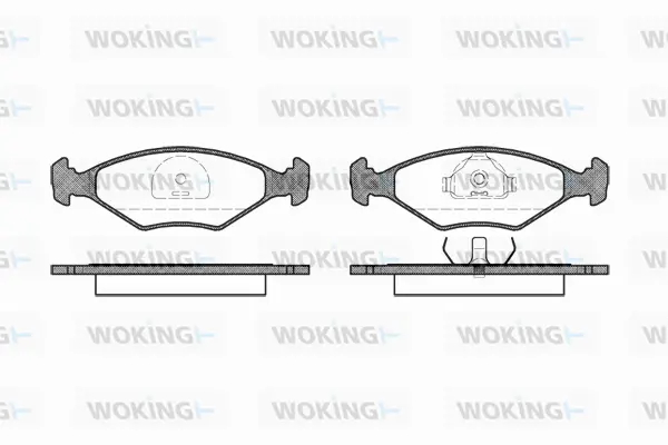 Brake Pad Set, disc brake (P3813.10)