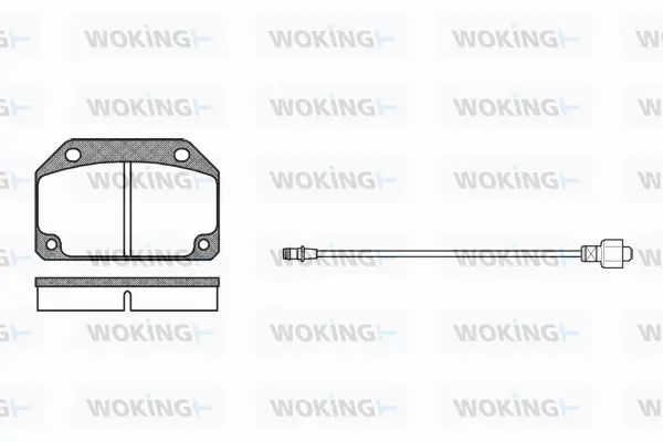 Brake Pad Set, disc brake (P1273.02)