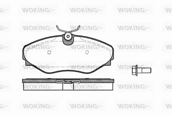 Brake Pad Set, disc brake (P9343.20)