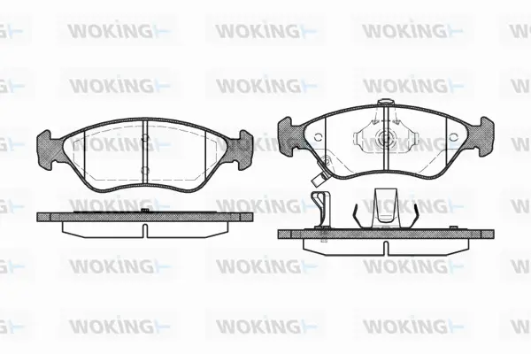 Brake Pad Set, disc brake (P7483.02)