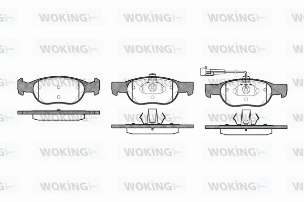 Brake Pad Set, disc brake (P4883.11)