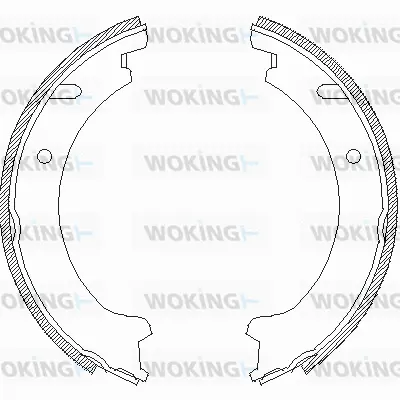 Brake Shoe, parking brake (Z4721.00)