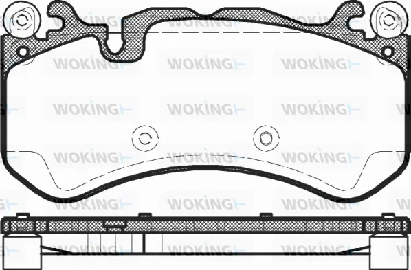 Brake Pad Set, disc brake (P12003.00)