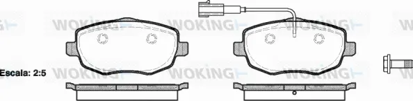 Brake Pad Set, disc brake (P11993.01)