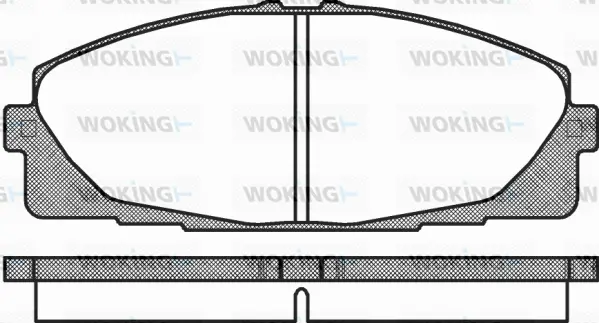 Brake Pad Set, disc brake (P12253.00)