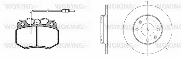 Brake Kit, disc brake (80703.01)