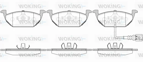 Brake Pad Set, disc brake (P7333.31)