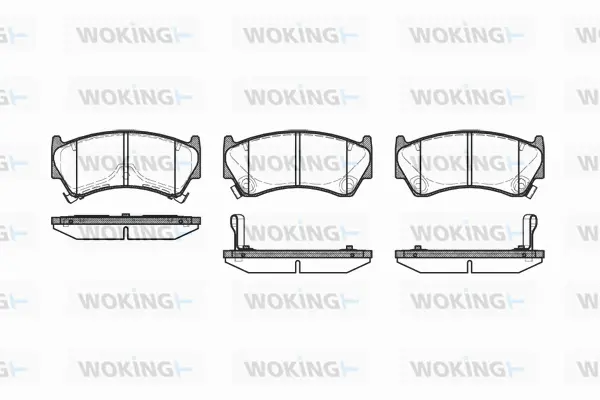 Brake Pad Set, disc brake (P4923.12)