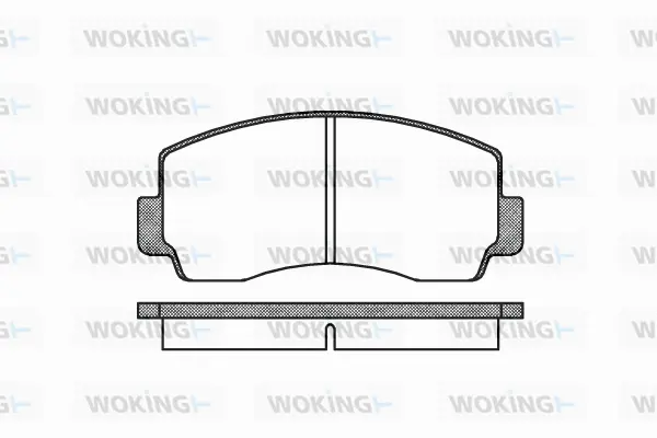 Brake Pad Set, disc brake (P1943.00)