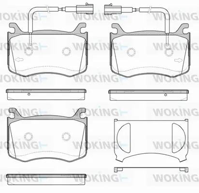 Brake Pad Set, disc brake (P16213.02)