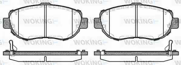 Brake Pad Set, disc brake (P5563.14)