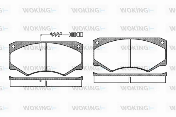 Brake Pad Set, disc brake (P1473.12)
