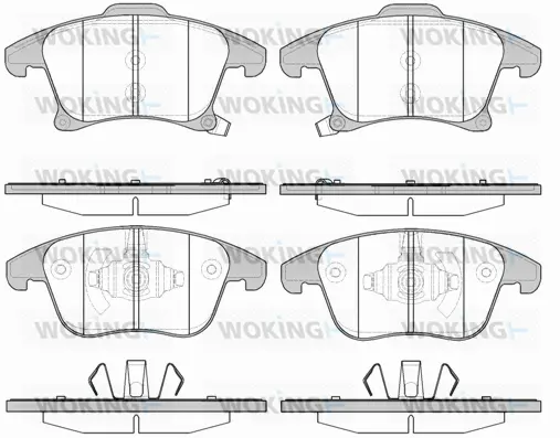 Brake Pad Set, disc brake (P13493.22)