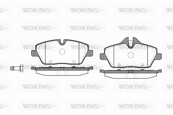 Brake Pad Set, disc brake (P10313.00)